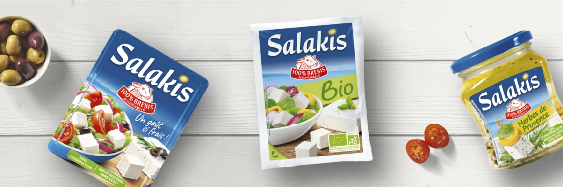 Déclinaison de gamme de packs pour Salakis Créations du packaging des bocaux Salakis par Unique Design spécialiste packaging en Occitanie